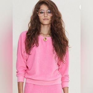 Suzi Kondi Saba Raglan Terry Cloth Top